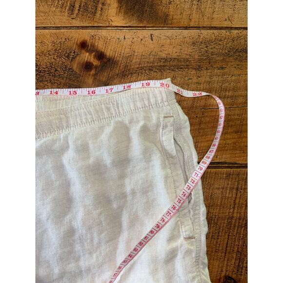 Mens Tommy Bahama Relax 100%‎ Linen Light Cream Beige Cargo Shorts Size Large - Picture 9 of 11